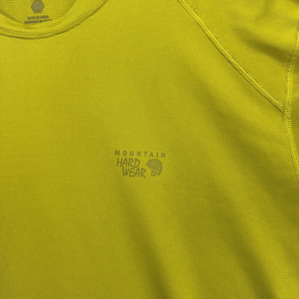Mountain Hardwear T Shirt Men XL Green Performance Crew Short Sleeve Tee Outdoor - Picture 2 of 9